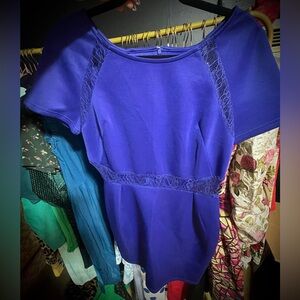 Royal blue bodycon